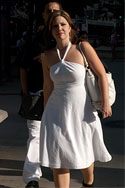white dress beauty